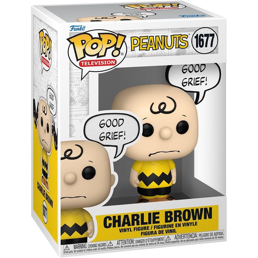 Peanuts Charlie Brown "Good Grief!" Vinyl Figure - Funko - POP! Television #1677