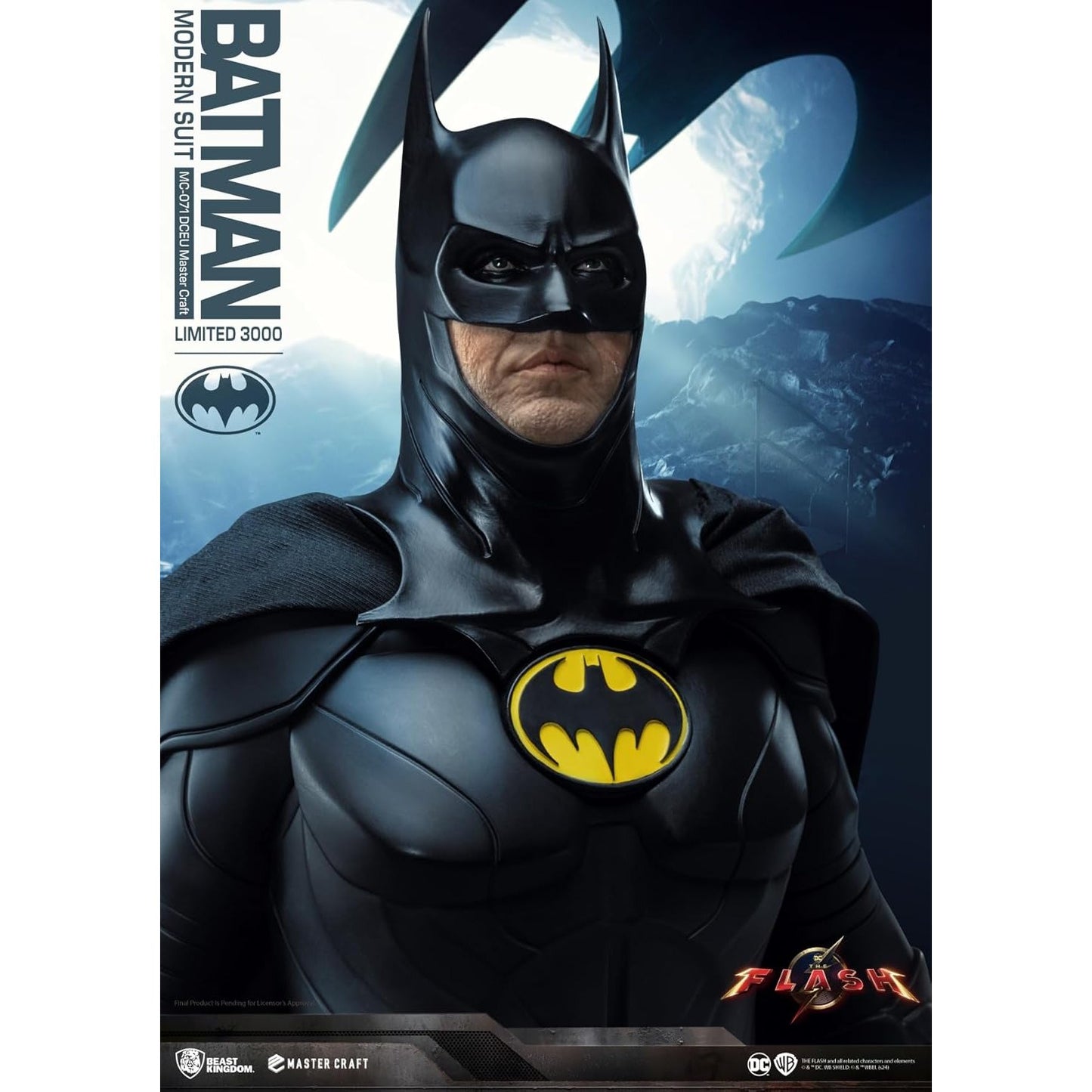 The Flash 2023 Batman Modern Suit Limited Edition Statue - Beast Kingdom - Master Craft MC-071