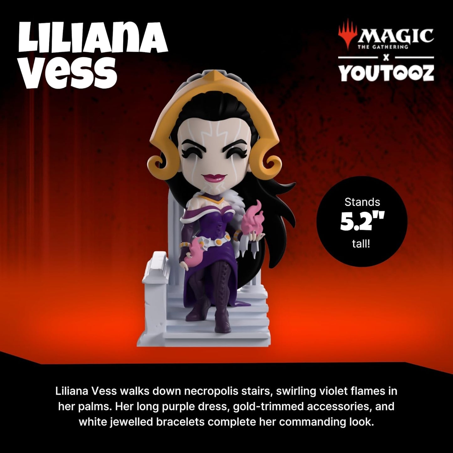 Magic: The Gathering Liliana Vess Vinyl Figure - Youtooz - Magic: The Gathering Collection #2