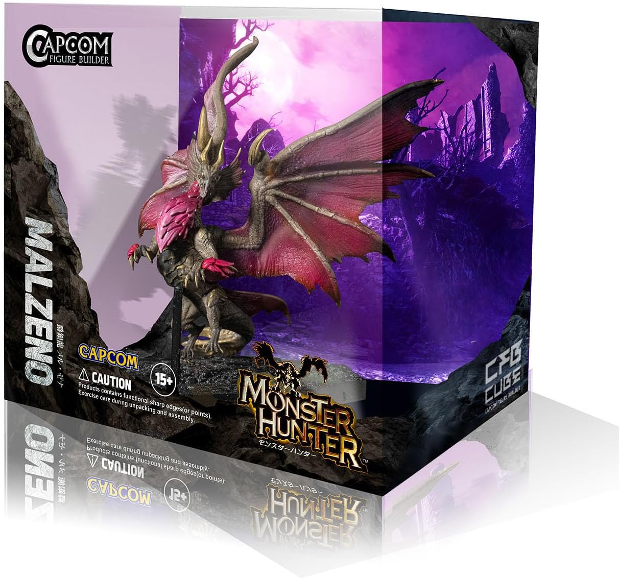 Monster Hunter Malzeno Statue - Capcom - CFB: Cube Figure Builder