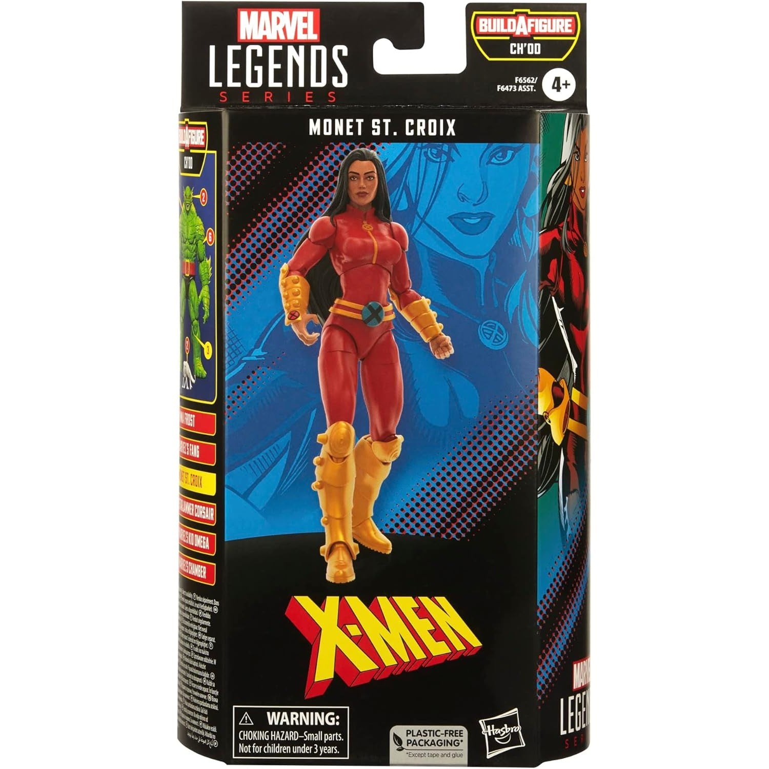 X-Men Marvel Legends Monet St. Croix Action Figure Ch'od BAF - Hasbro - Marvel Legends