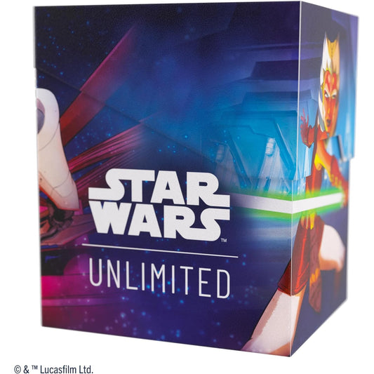 Star Wars Unlimited TCG Ahsoka Tano & General Grievous Soft Crate Deck Box - Holds 60 Double-Sleeved Cards - Gamegenic