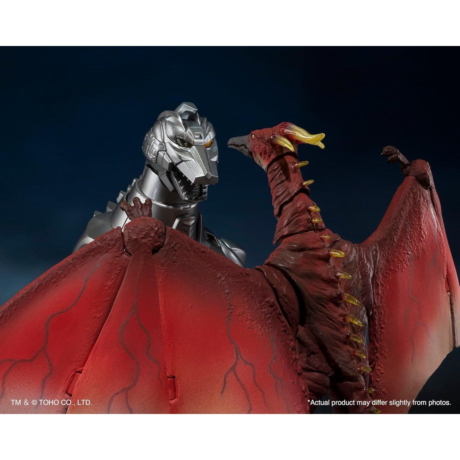 Godzilla vs. Mechagodzilla Mechagodzilla, Garuda & Fire Rodan Makuhari Decisive Battle Ver. Action Figure Set - Bandai Spirits - S.H.MonsterArts