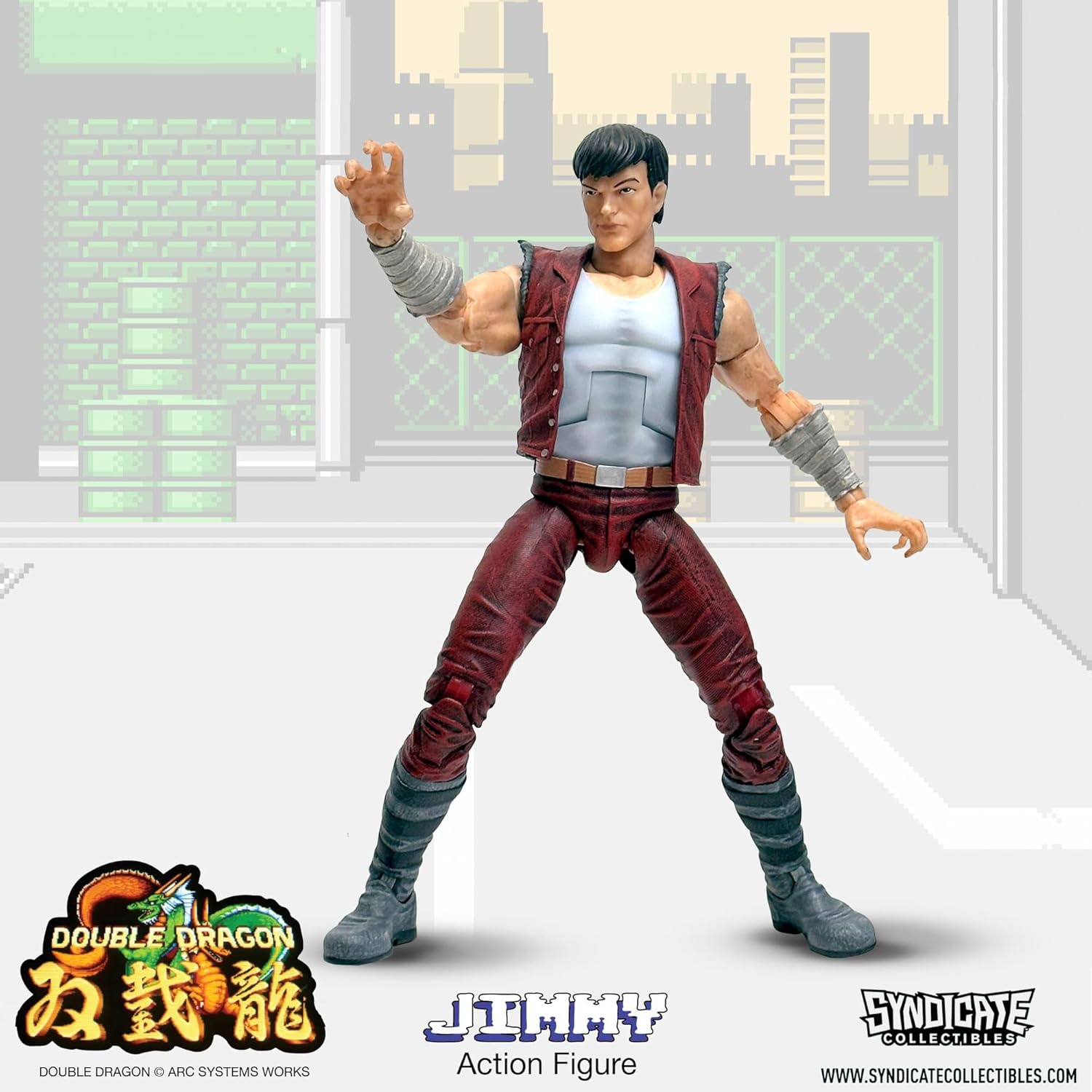 Double Dragon Jimmy Lee Action Figure - Syndicate Collectibles