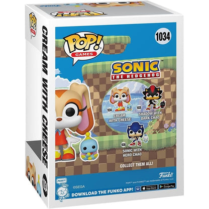 Sonic the Hedgehog Cream with Cheese Vinyl Figures - Funko - POP! Games #1034