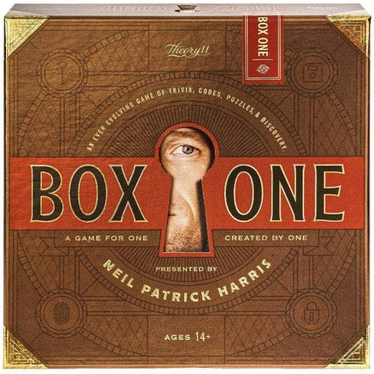 Box ONE by Neil Patrick Harris - Solo Interactive Board Game - theory11