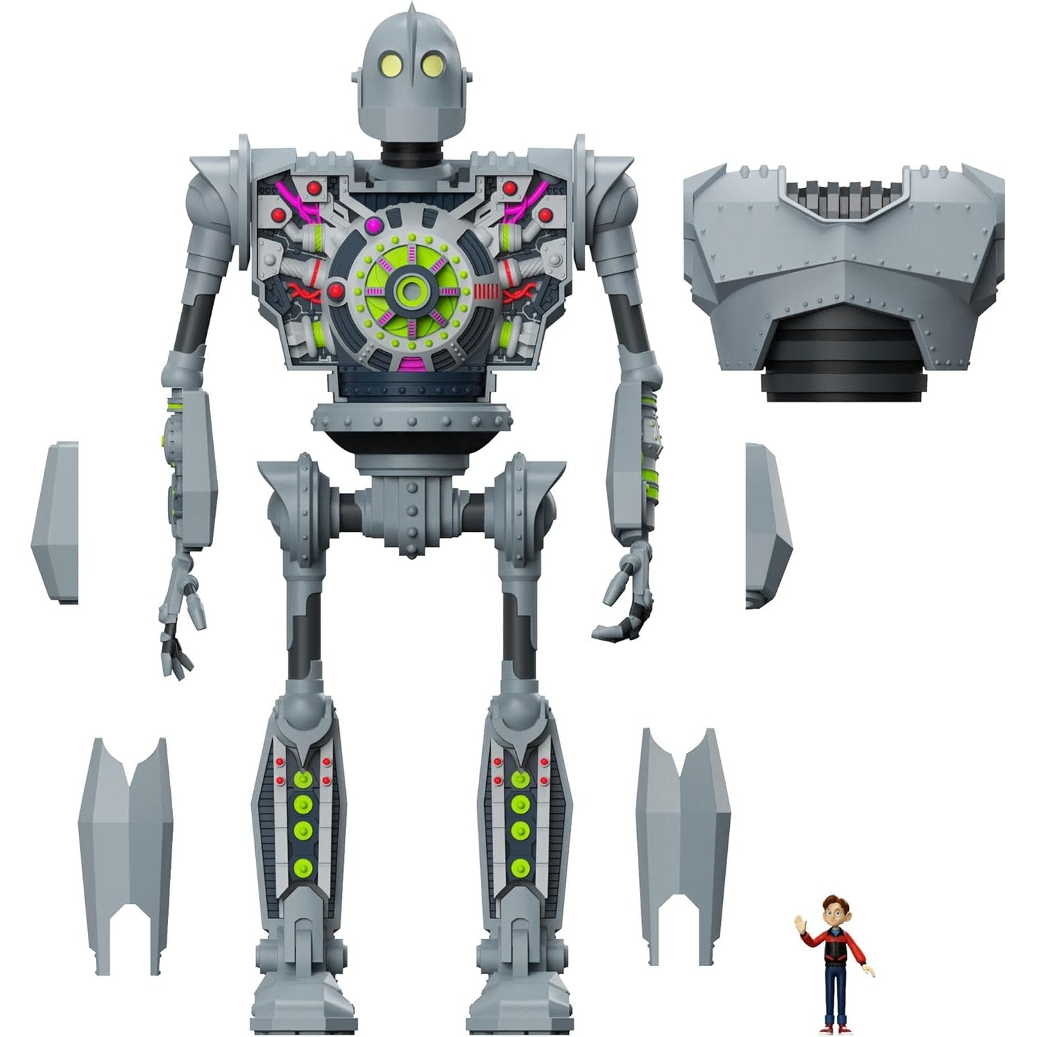 The Iron Giant Super Cyborg Iron Giant Full Color Ver. Action Figure - Super7