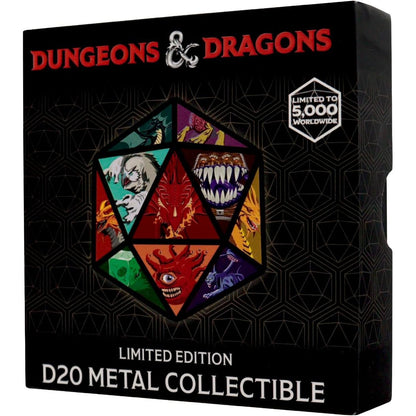 Dungeons & Dragons D20 Medallion - Fanattik Collectibles - Numbered Limited Edition!