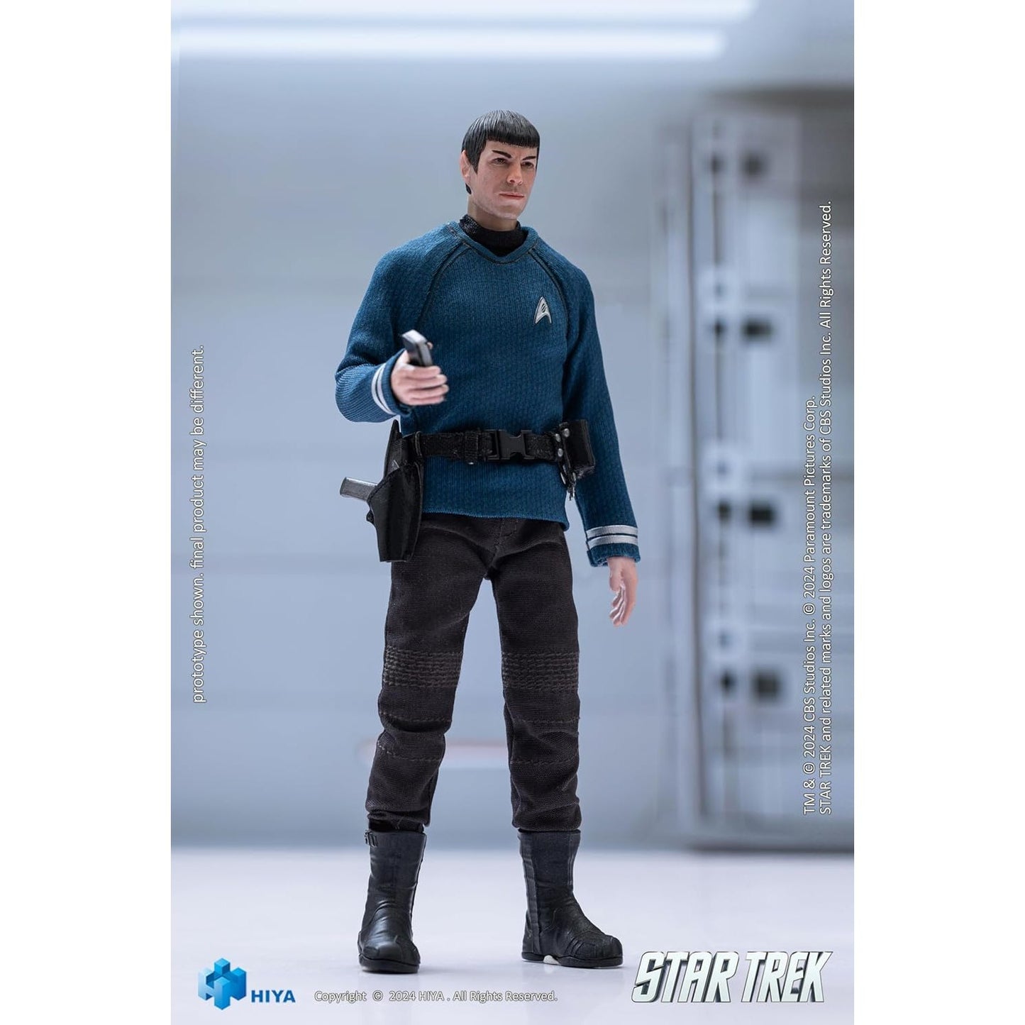 Star Trek 2009 Film Spock 1:12 Scale Action Figure - Hiya Toys Exquisite Super Series - PX Previews Exclusive!