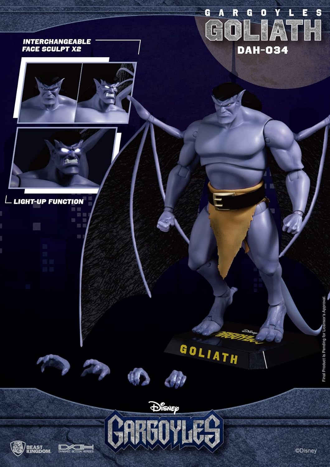 Disney's Gargoyles Goliath DAH-034 1/9 Scale Action Figure - Beast Kingdom Dynamic 8ction Heroes