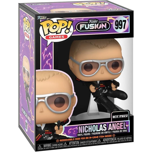 Hot Fuzz Nicholas Angel Vinyl Figure - Funko Fusion - Pop! Games #997