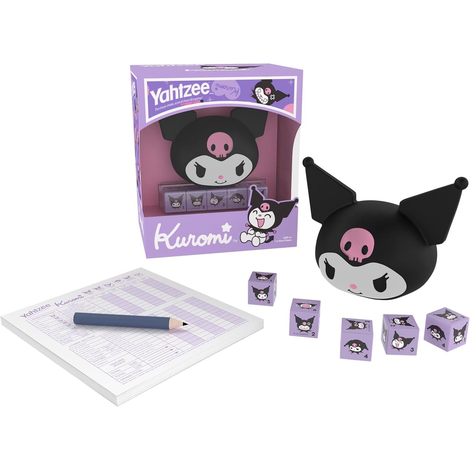 Yahtzee Hello Kitty and Friends Kuromi Dice Game - USAopoly