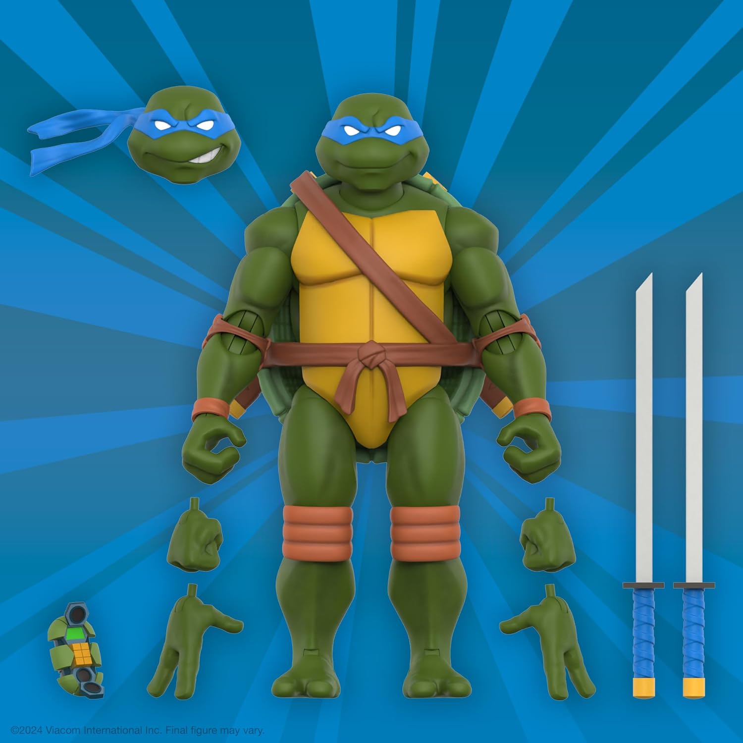 Teenage Mutant Ninja Turtles Leonardo 7" Action Figure - Super7 - ULTIMATES! Wave 12
