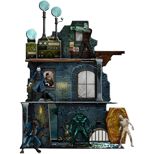 Mezco's Monsters 5 Points Tower of Fear Deluxe Boxed Set with Dracula, Frankenstein's Monster & More! - Mezco Toys