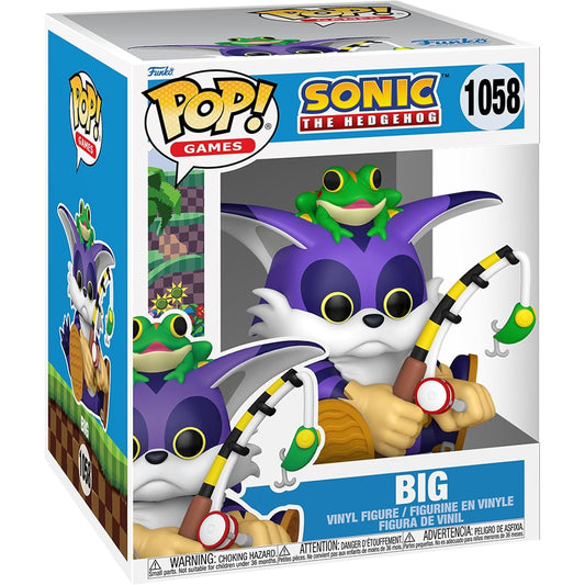 Sonic the Hedgehog Big the Cat with Froggy Vinyl Figure - Funko - POP! Games #1058