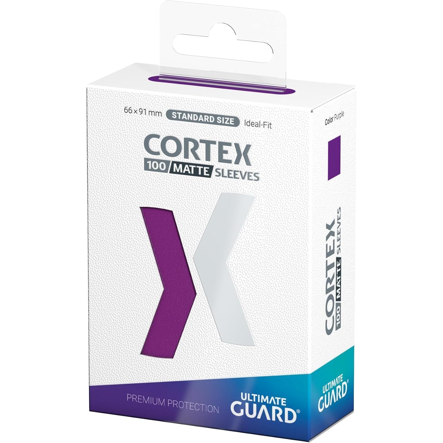 Cortex Matte TCG Card Sleeves - Purple, 100 Count, Standard Size - Ultimate Guard
