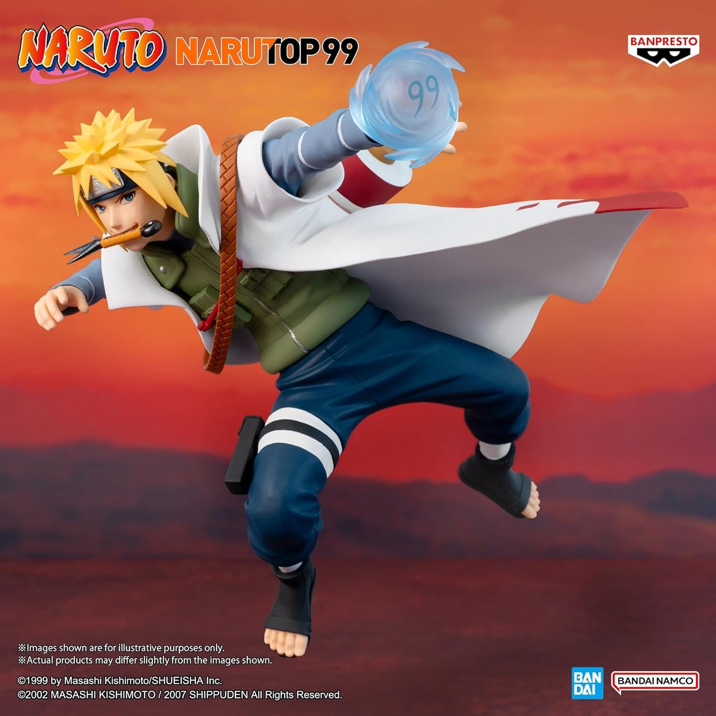 Naruto: Shippuden Minato Namikaze NARUTOP99 Edition Action Figure - Bandai Spirits S.H.Figuarts