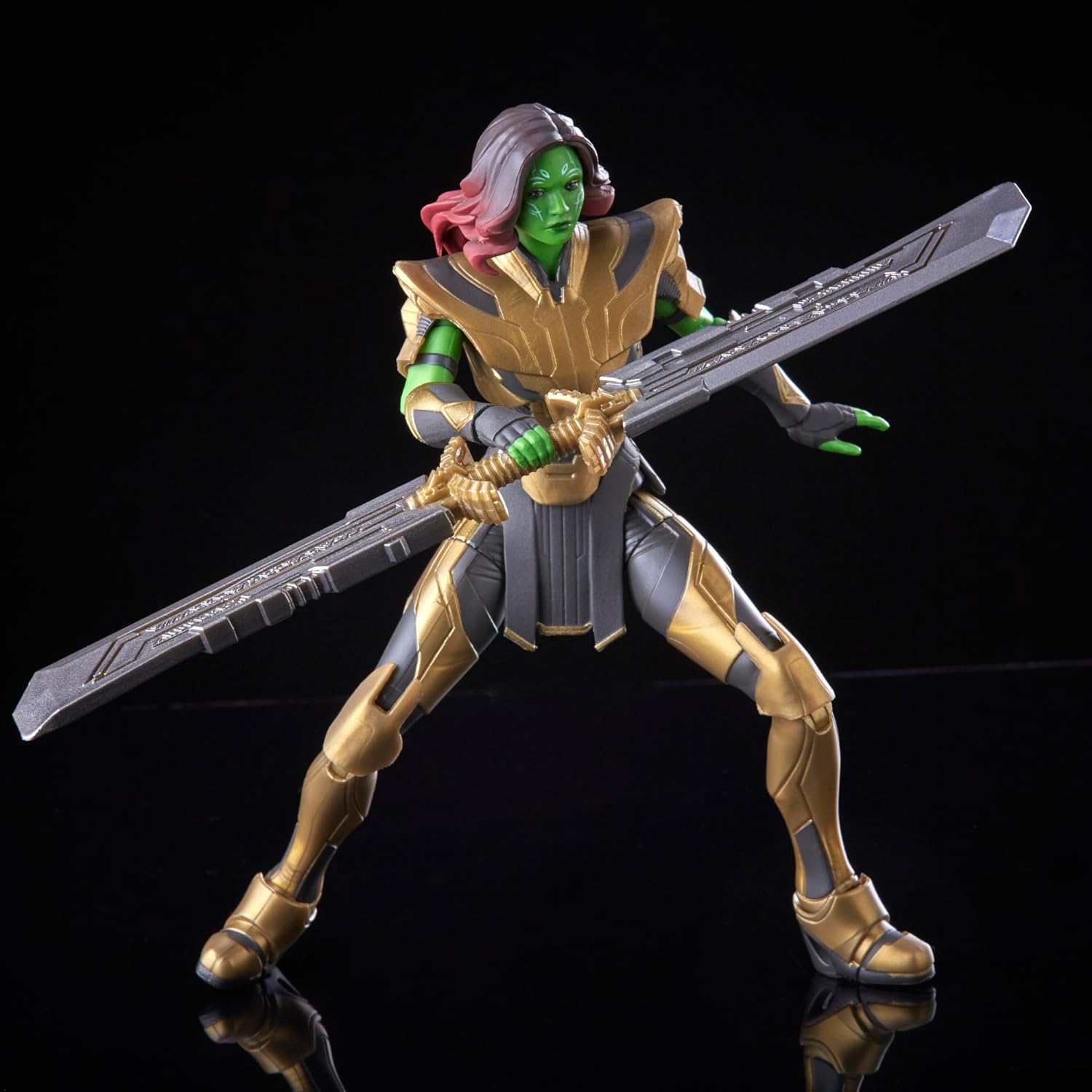 What If...? Warrior Gamora Action Figure Hydra Stomper BAF - Hasbro - Marvel Legends