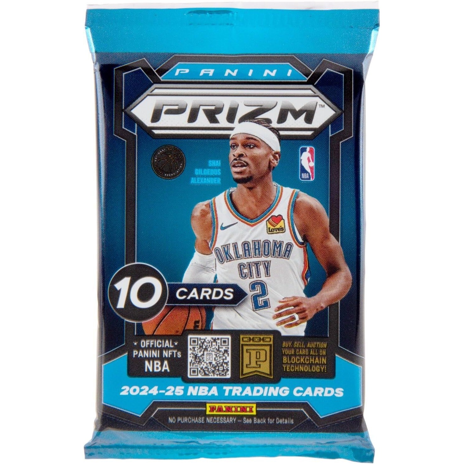 2024-25 Prizm Basketball NBA Mega Box - 5 Packs, 50 Cards - Panini
