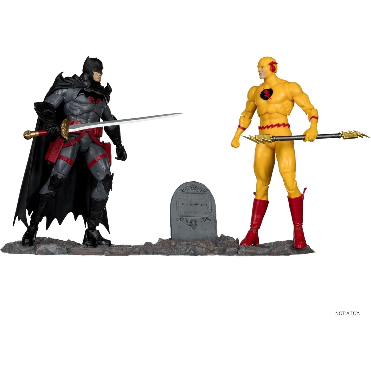 Flashpoint Batman Thomas Wayne vs. Professor Zoom Action Figure 2-Pack - McFarlane Toys - DC Multiverse