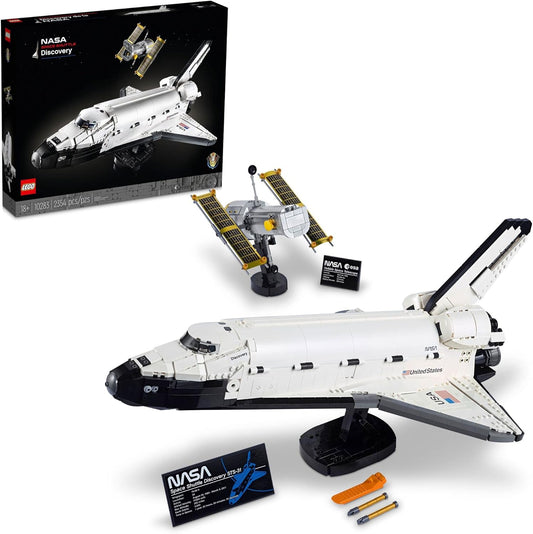 LEGO Icons NASA Space Shuttle Discovery Model Building Set - LEGO #10283 - Includes the Hubble Telescope!