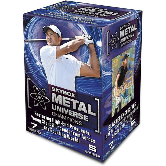 2023 Skybox Metal Universe Champions Blaster Box - 5 Packs, 35 Cards, Multi-Sport - Upper Deck
