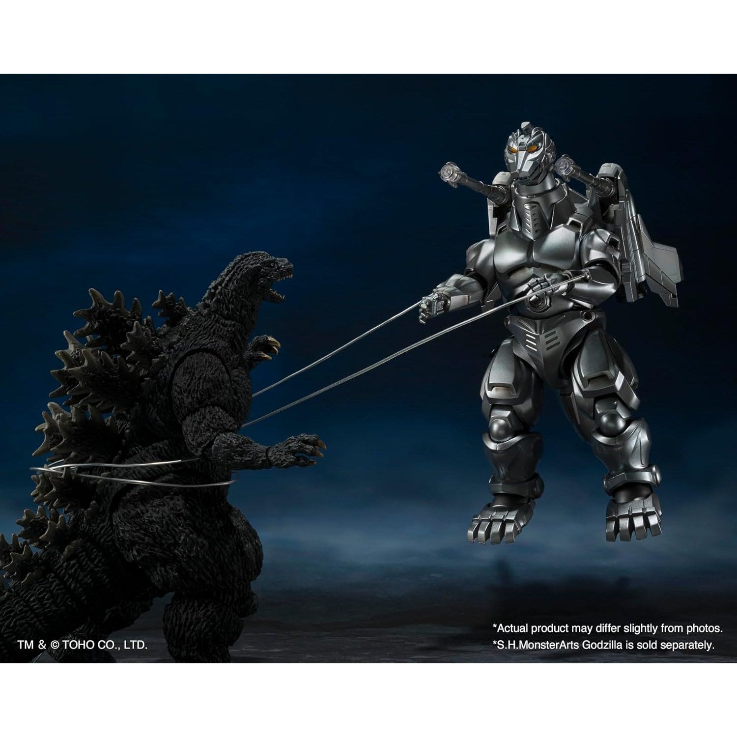 Godzilla vs. Mechagodzilla Mechagodzilla, Garuda & Fire Rodan Makuhari Decisive Battle Ver. Action Figure Set - Bandai Spirits - S.H.MonsterArts