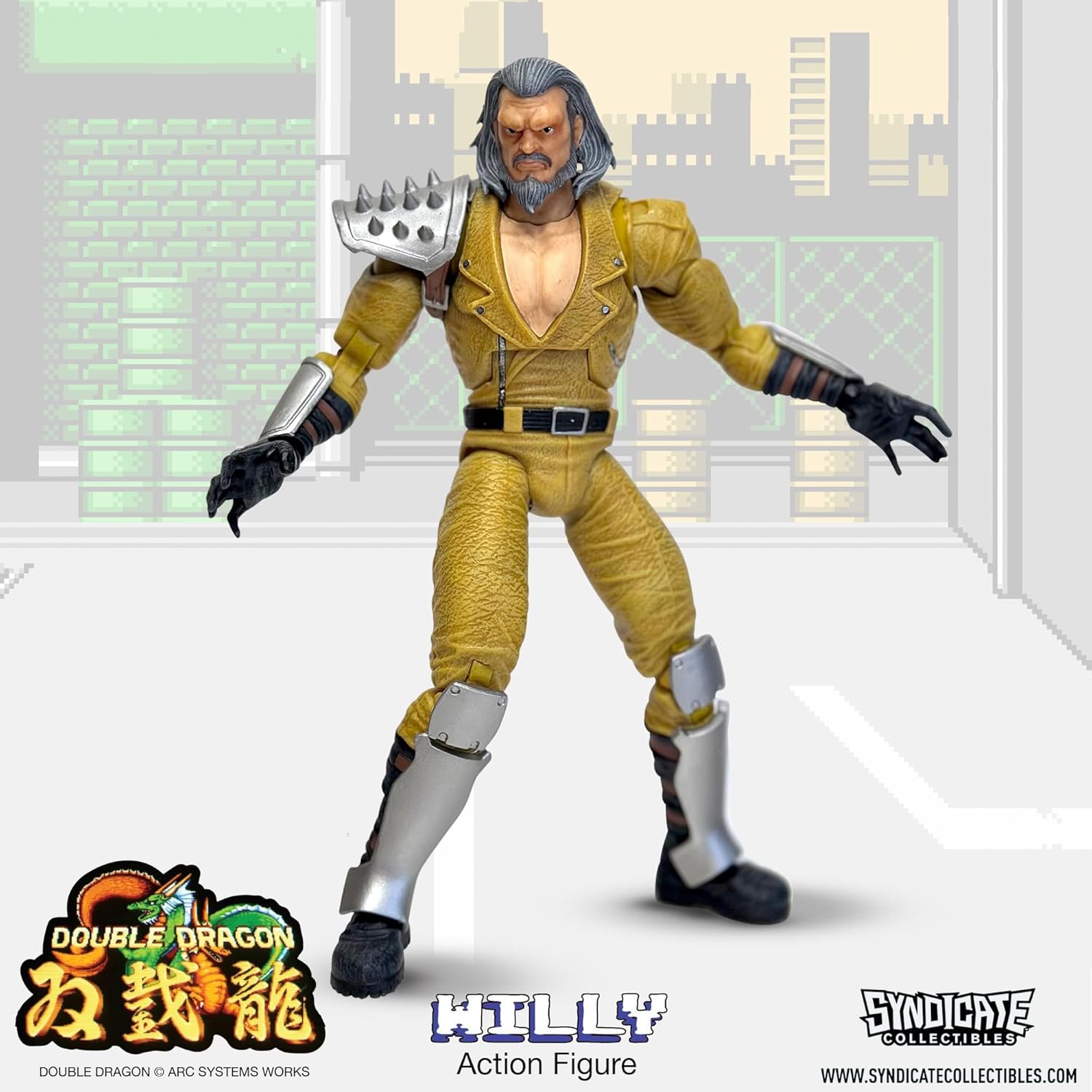 Double Dragon Willy Deluxe Action Figure - Syndicate Collectibles