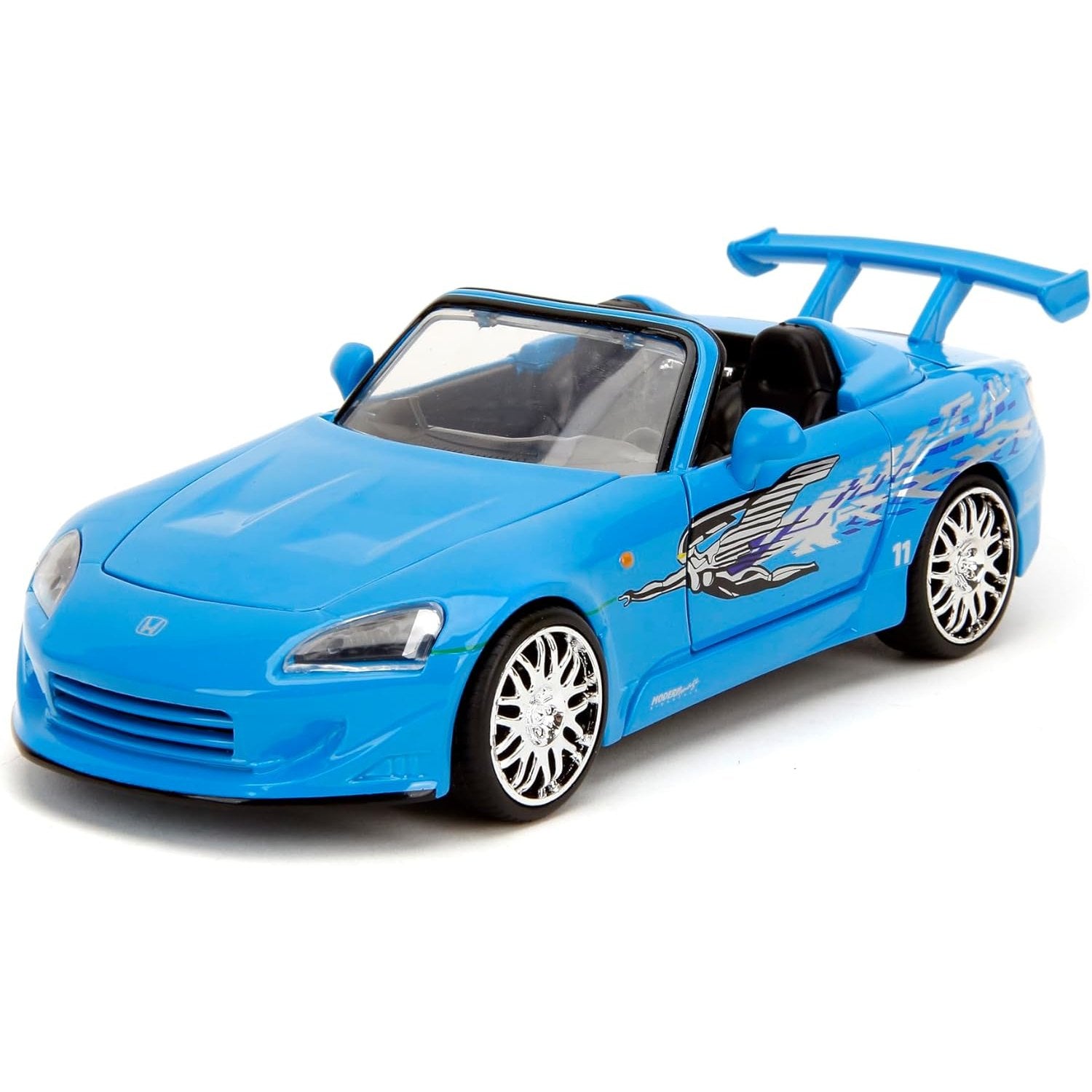 Fast & Furious Honda S2000 Mia's Blue Design - 1/24 Scale Die-Cast Car - Jada Toys