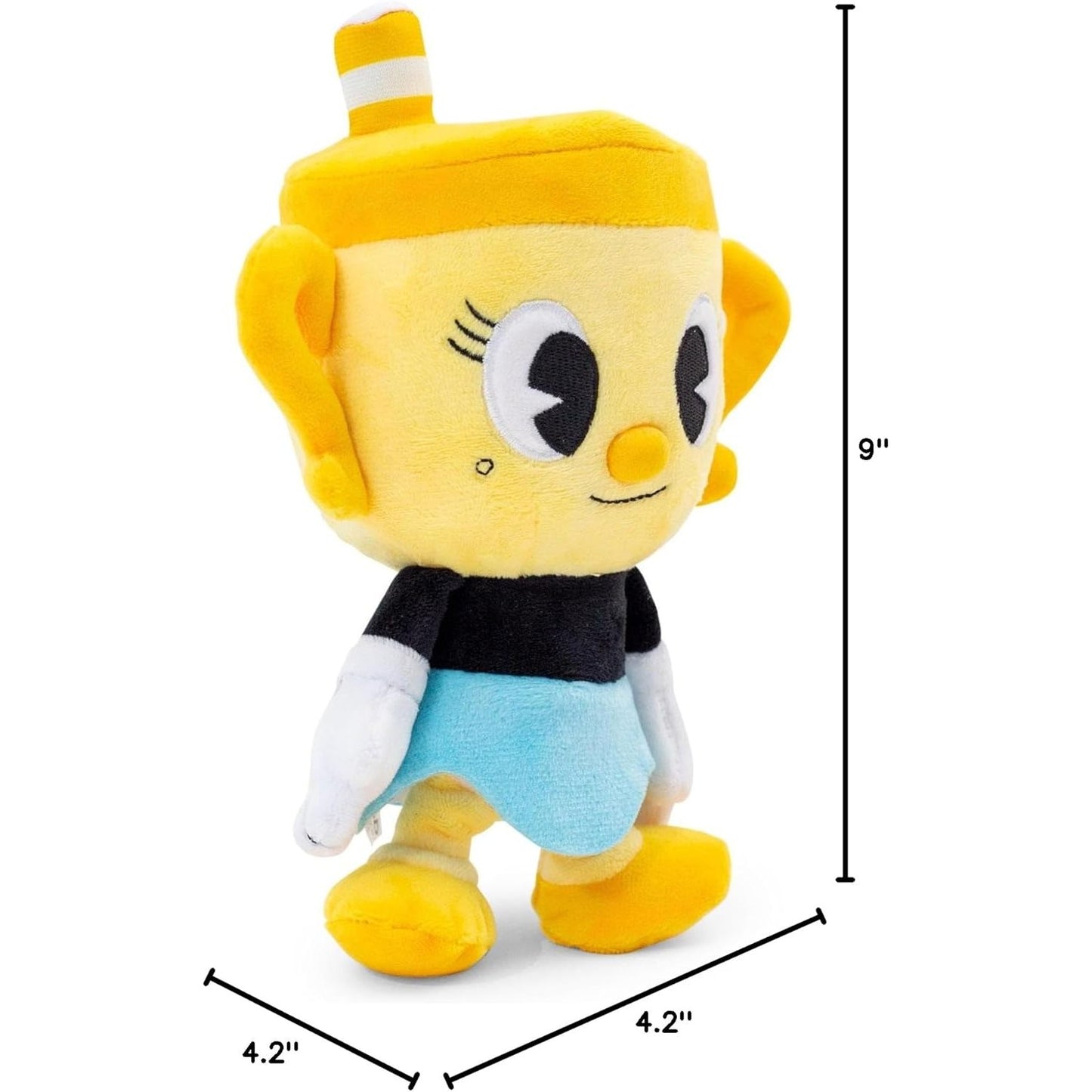 Cuphead Ms. Chalice 8" Collector Plush Toy - Toynk