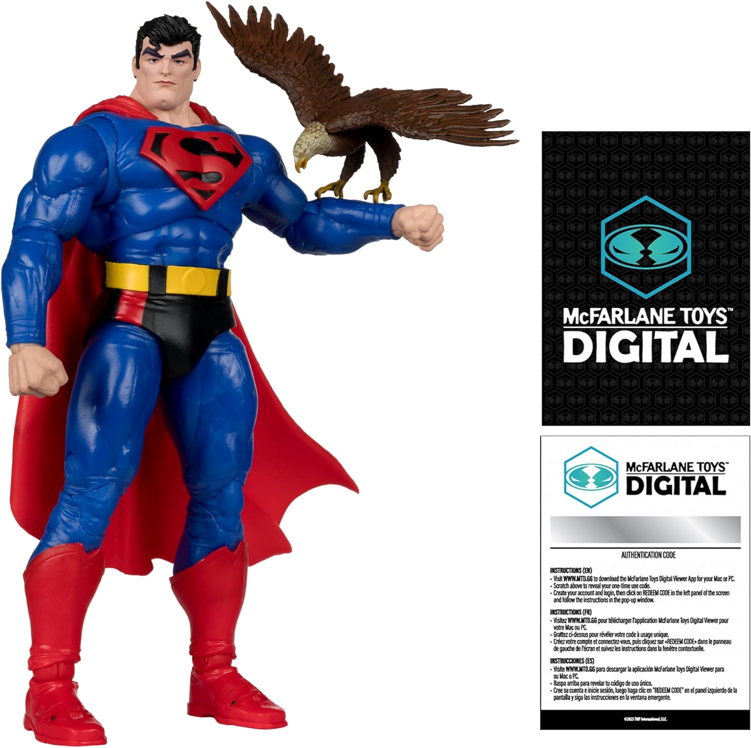 DC Multiverse Superman: Our Worlds at War Superman Action Figure - McFarlane Toys - Digital