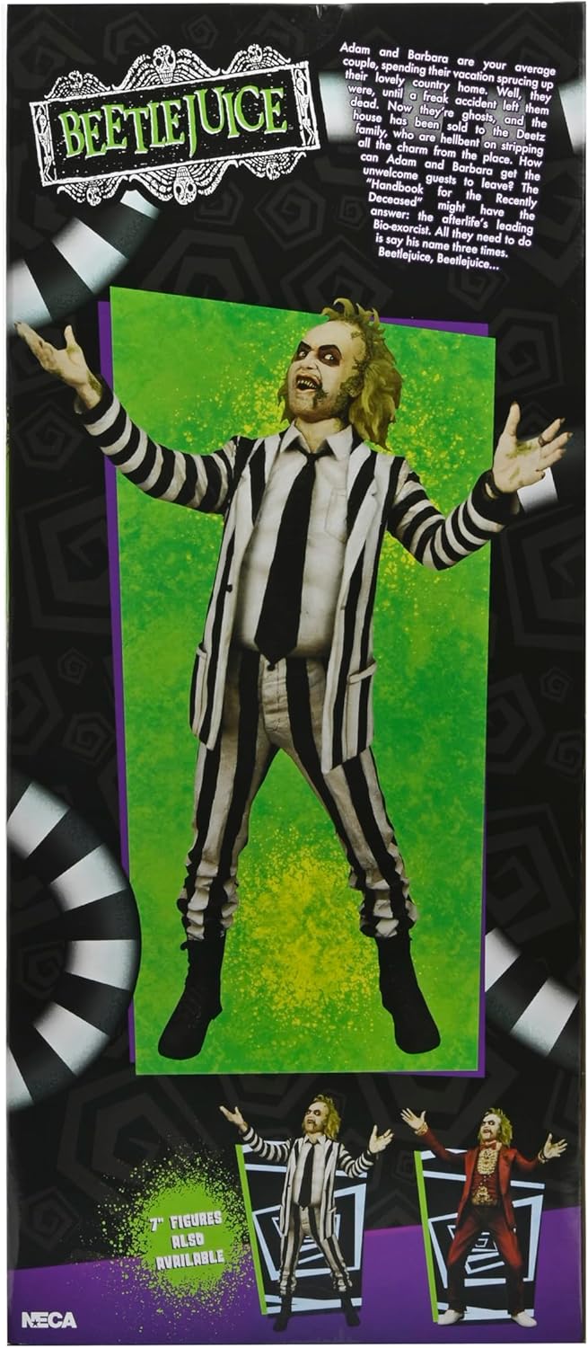 Beetlejuice 1988 Striped Suit Beetlejuice 1/4 Scale Figure