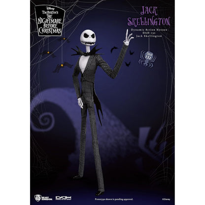 The Nightmare Before Christmas Jack Skellington Action Figure - Beast Kingdom - Dynamic 8ction Heroes DAH-132