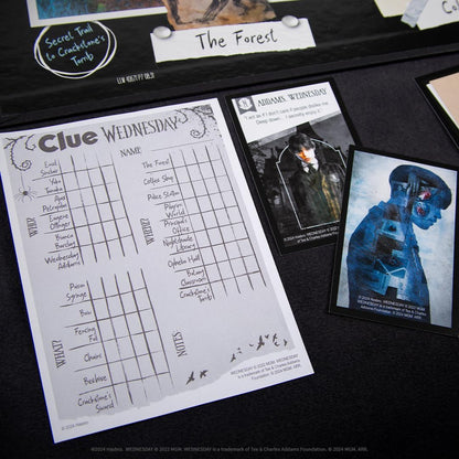 Clue: Wednesday Edition Board Game - The Addams Family - USAopoly