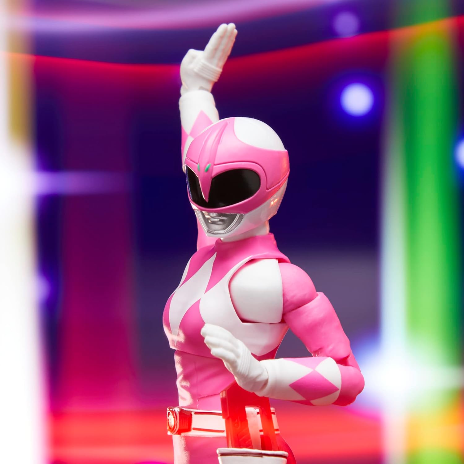 Power Rangers Mighty Morphin Pink Ranger 6" Deluxe Action Figure - Hasbo Lightning Collection