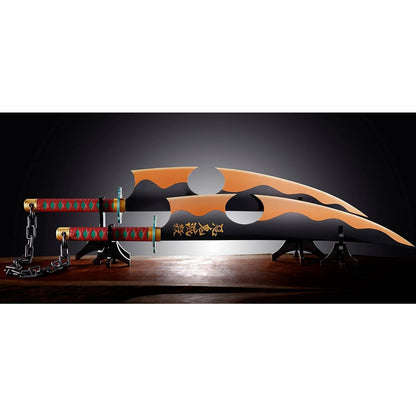Demon Slayer: Kimetsu no Yaiba Proplica Tengen Uzui's Nichirin Swords Prop Replica - Bandai Spirits - Proplica Line