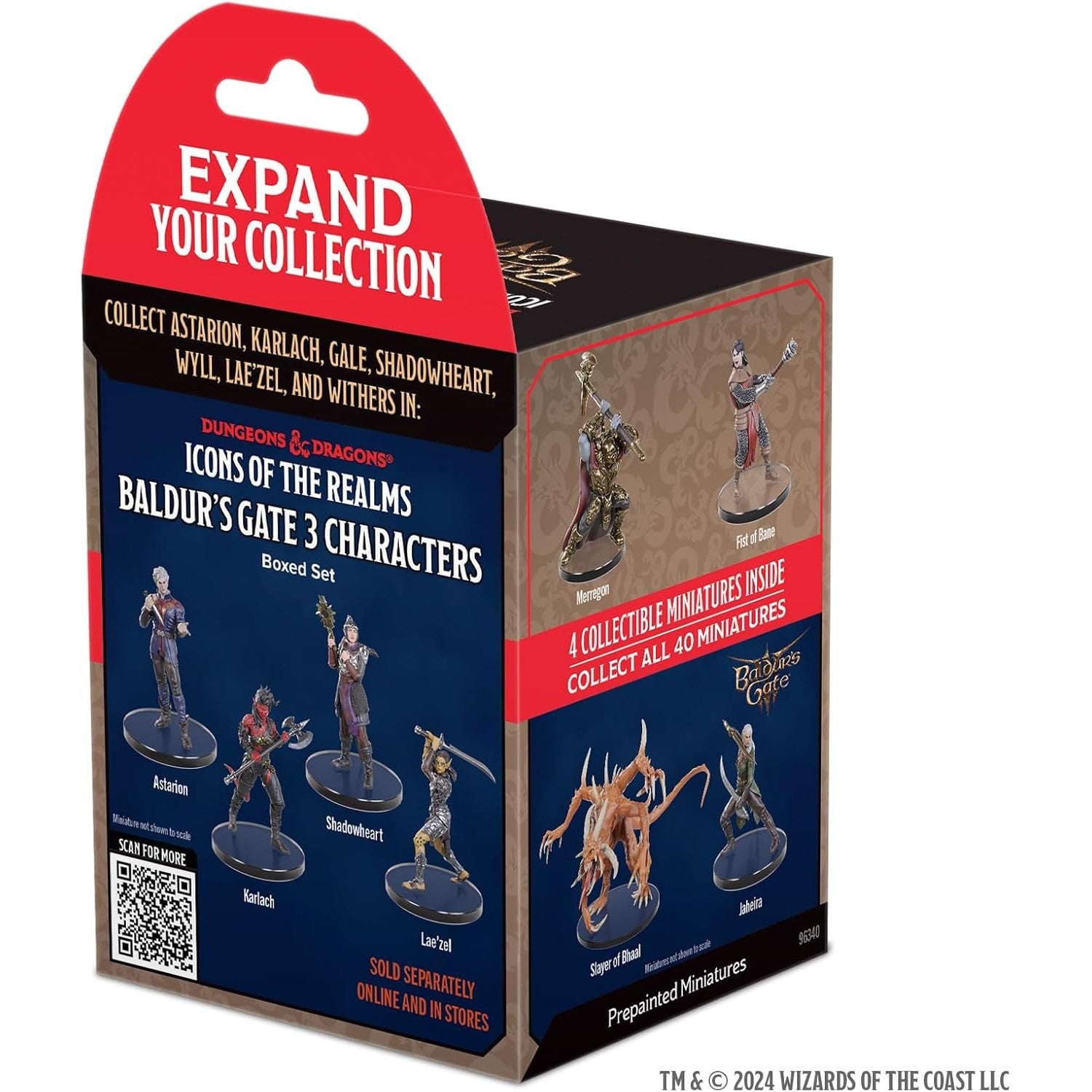 Dungeons & Dragons: Icons of the Realms - Adventures from Baldurs Gate 3 - Prepainted Miniatures Booster Brick Blind Box