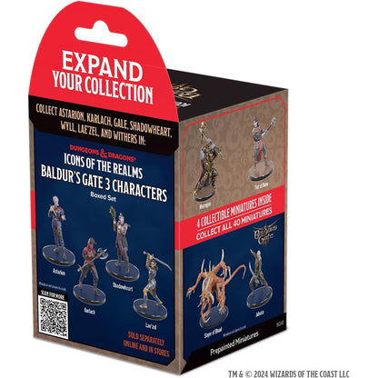 Dungeons & Dragons: Icons of the Realms - Adventures from Baldurs Gate 3 - Prepainted Miniatures Booster Brick Blind Box