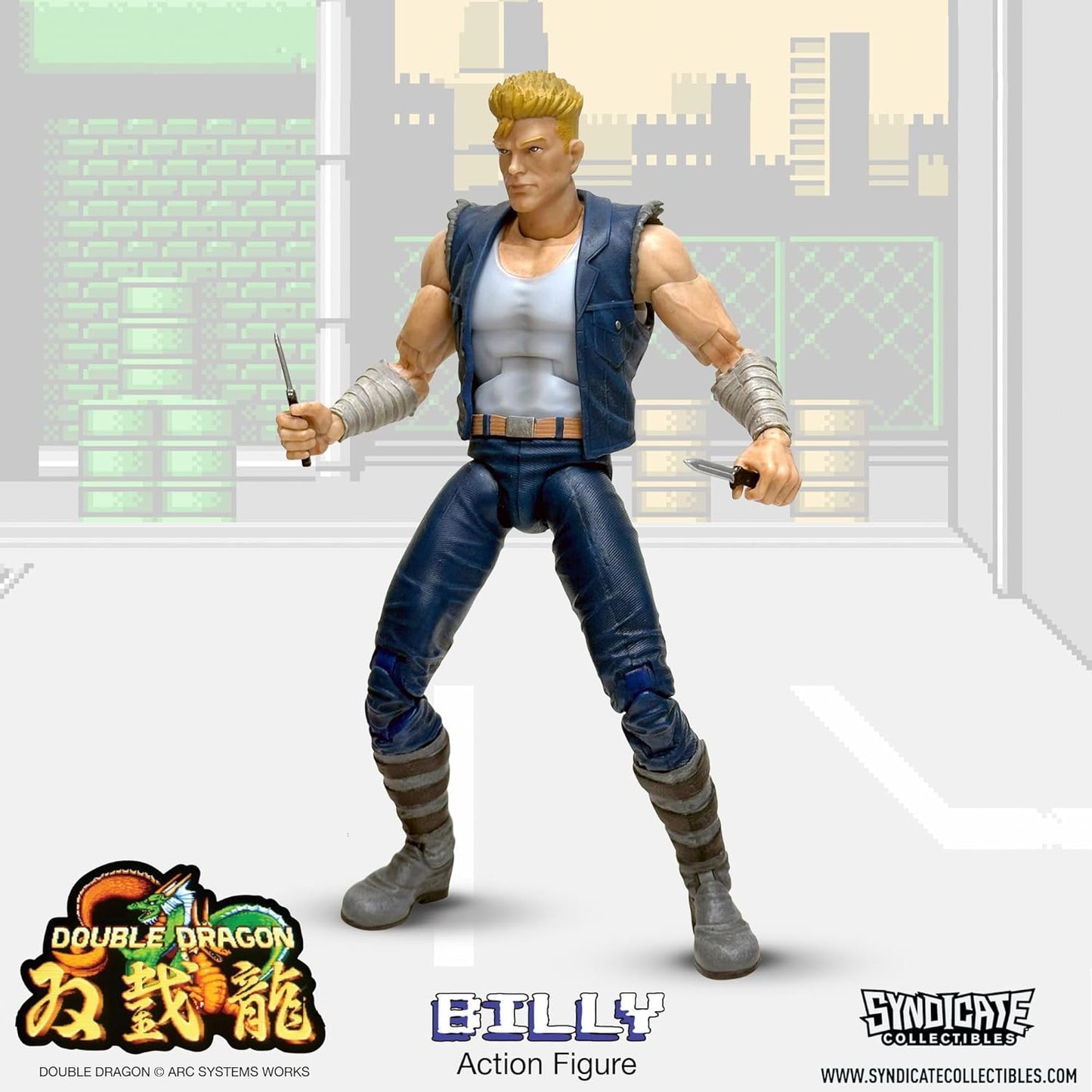 Double Dragon Billy Lee Action Figure - Syndicate Collectibles