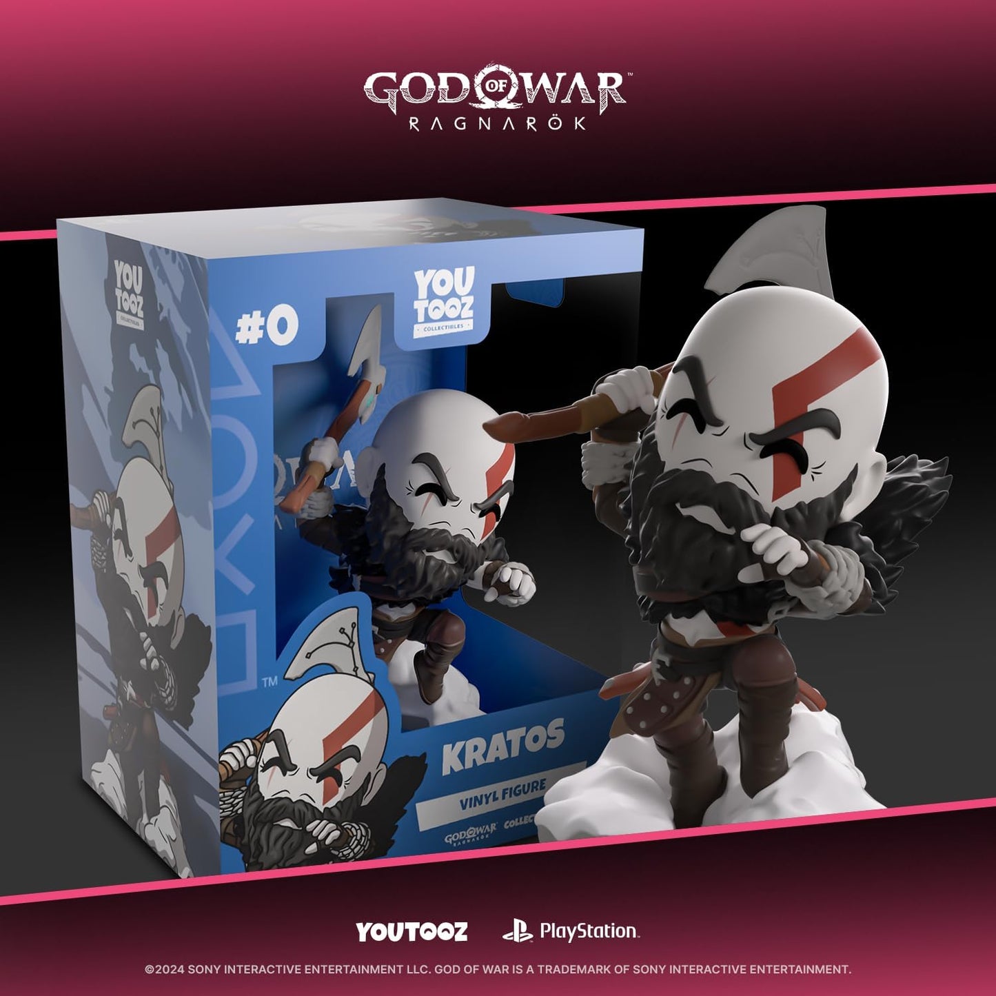 God of War: Ragnarok Kratos Vinyl Figure - Youtooz - God of War: Ragnarok Collection #0