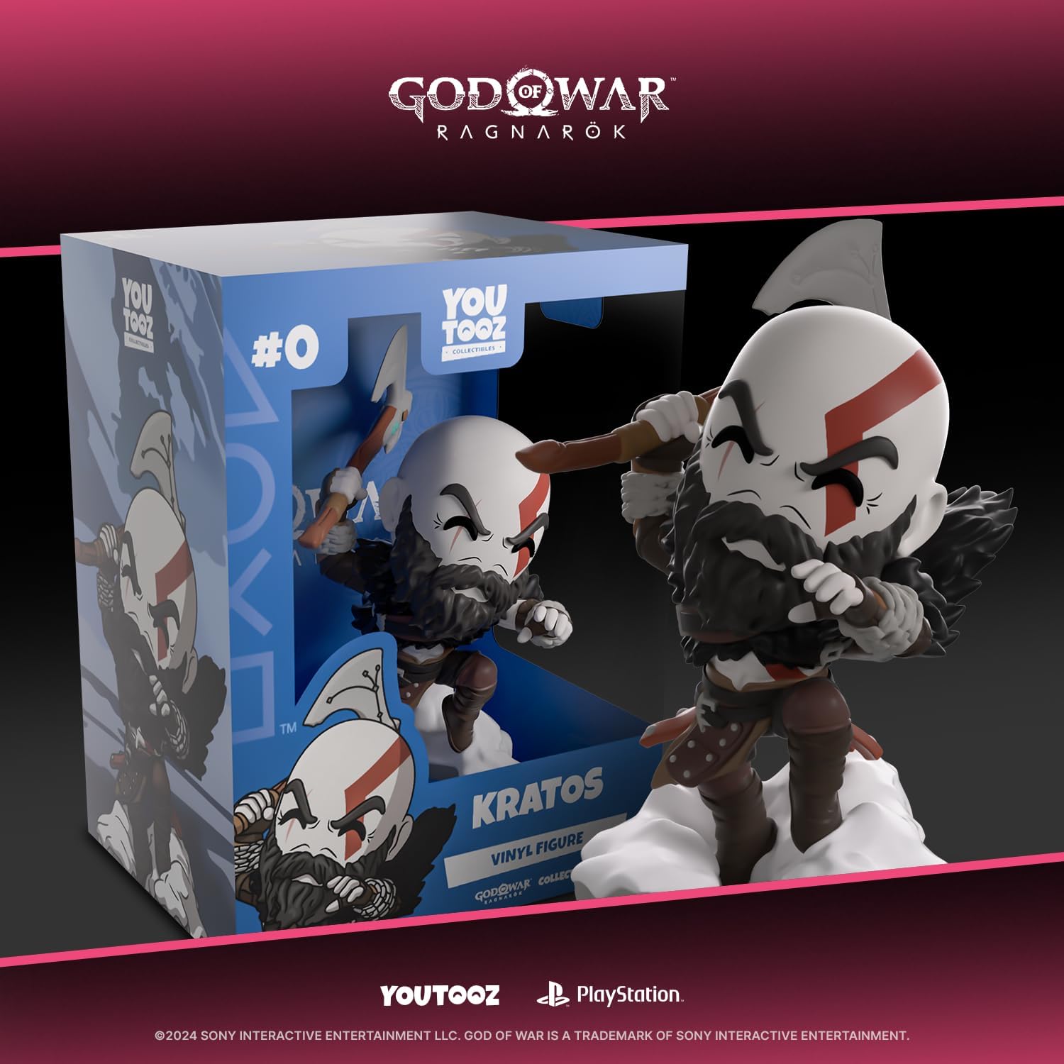 God of War: Ragnarok Kratos Vinyl Figure - Youtooz - God of War: Ragnarok Collection #0