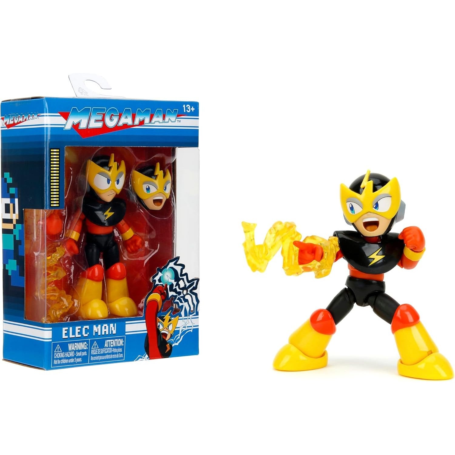 Mega Man Elec Man Action Figure - Jada Toys - Wave 2