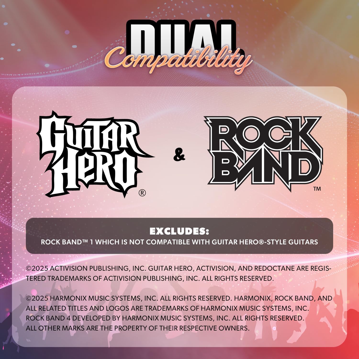 Hyper Strummer Wireless Guitar Controller - Nintendo Wii; Guitar Hero, Rock Band - Hyperkin