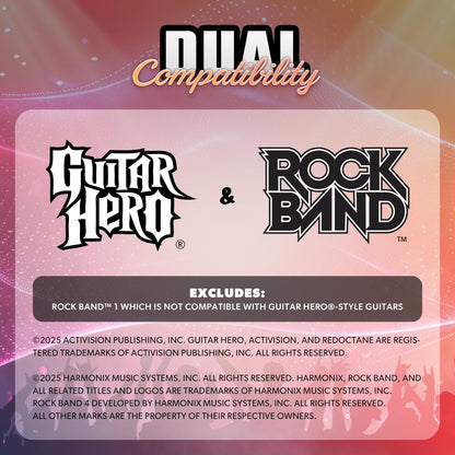 Hyper Strummer Wireless Guitar Controller - Nintendo Wii; Guitar Hero, Rock Band - Hyperkin