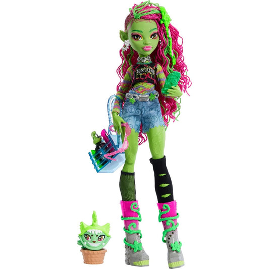 Monster High Venus McFlytrap Fashion Doll with Chewlian - Mattel