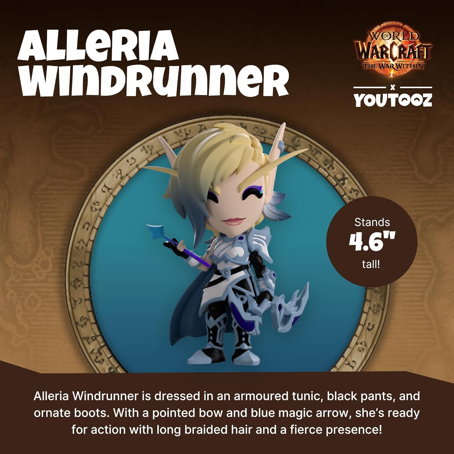 World of Warcraft: The War Within Alleria Windrunner Vinyl Figure - Youtooz - World of Warcraft: The War Within Collection #4
