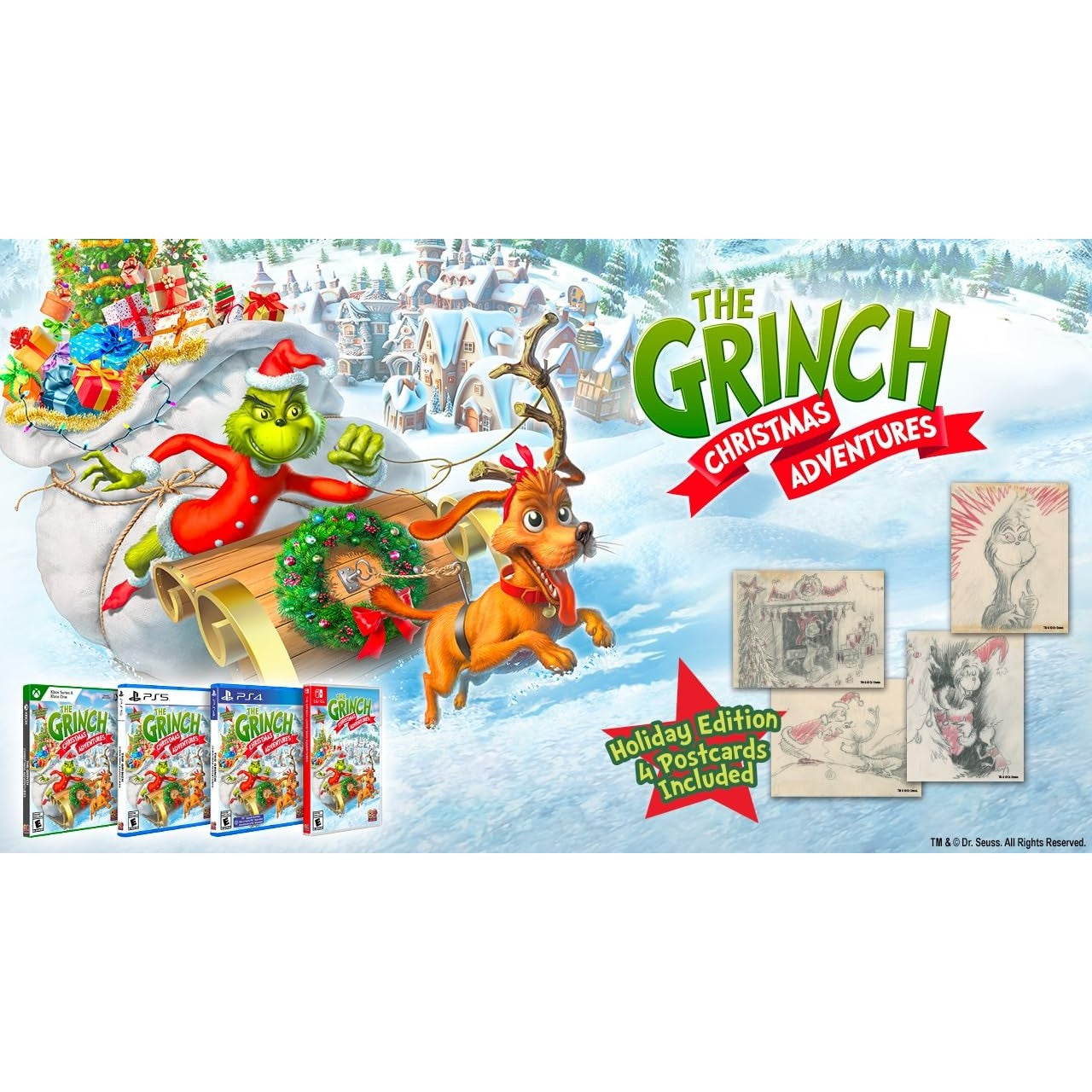 The Grinch: Christmas Adventures - Nintendo Switch - Outright Games