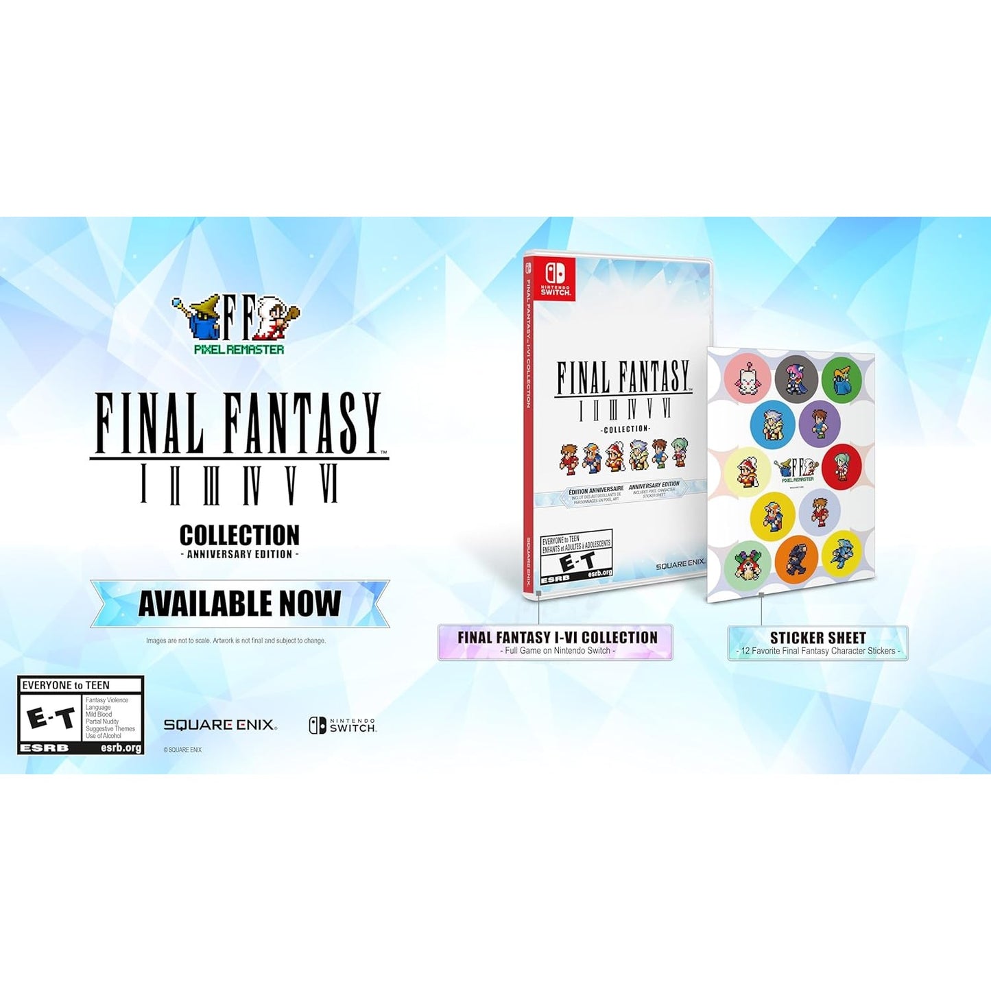 Final Fantasy I-VI Collection Anniversary Edition - Nintendo Switch - Square Enix