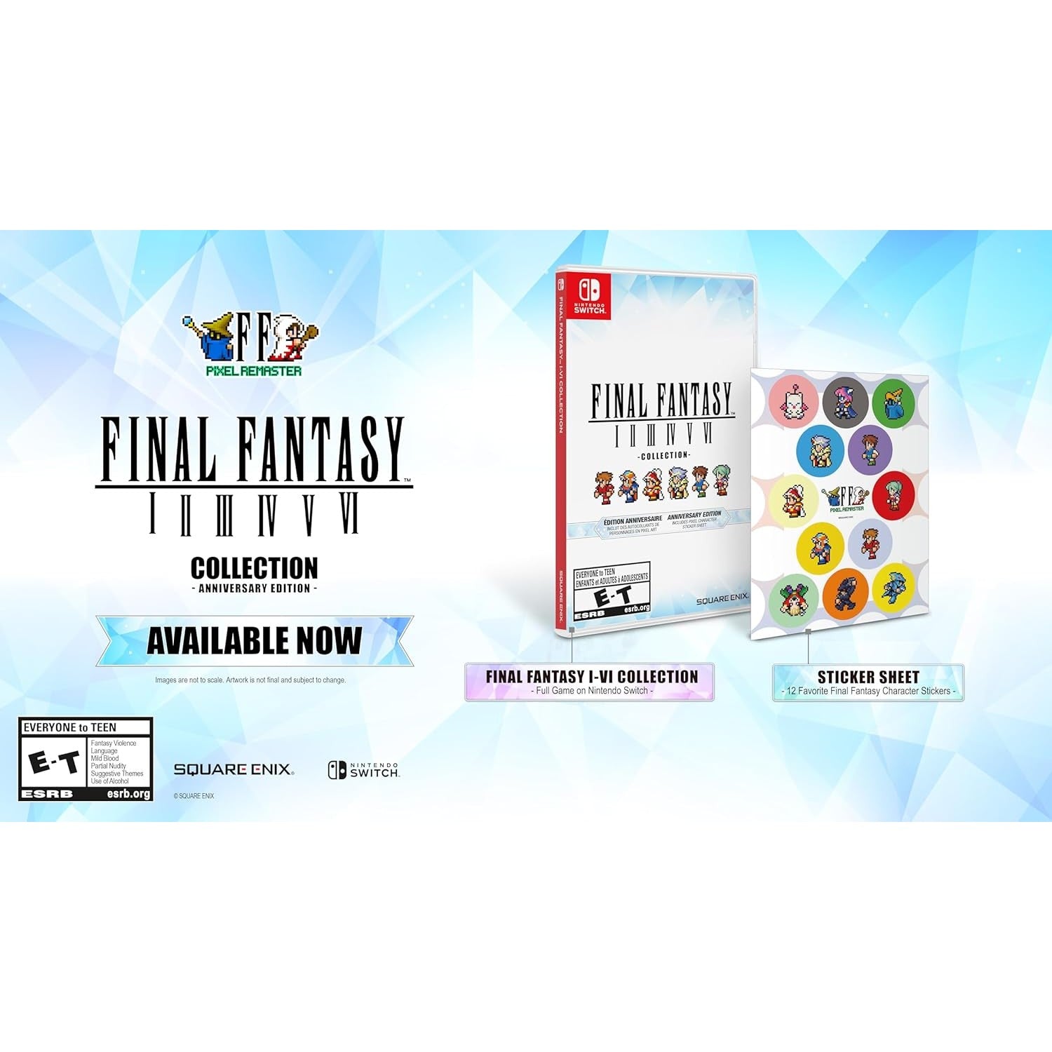 Final Fantasy I-VI Collection Anniversary Edition - Nintendo Switch - Square Enix