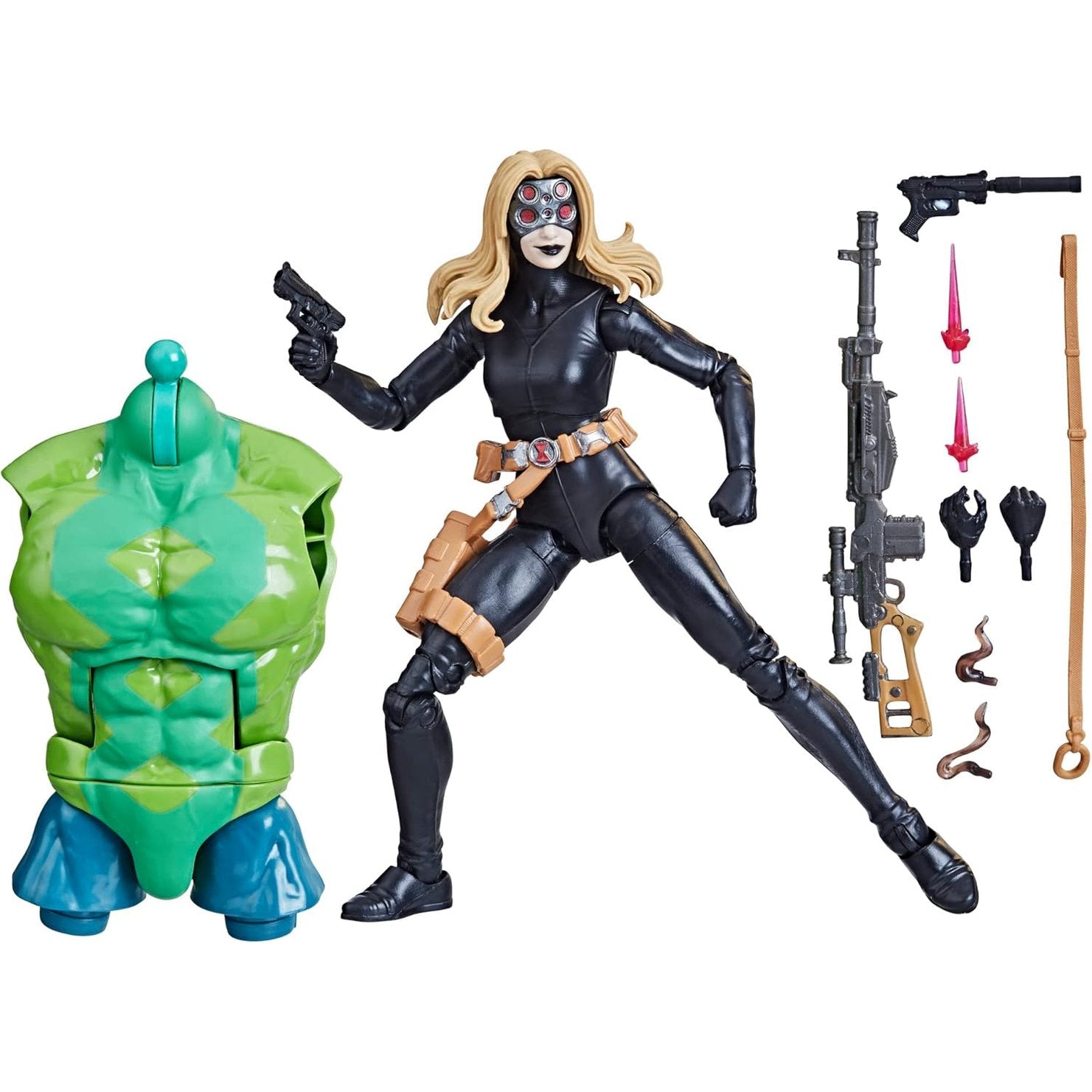 Avengers Yelena Belova Black Widow Action Figure Puff Adder BAF - Hasbro - Marvel Legends